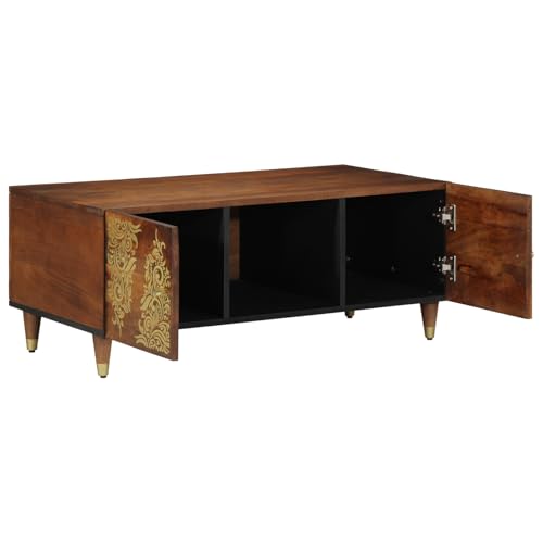Homgoday Couchtisch 100x54x40 cm Massivholz Mango Coffee Table Model4018748 Homgoday Couchtisch 100x54x40 cm Massivholz Mango Coffee Table Model4018748 von Homgoday