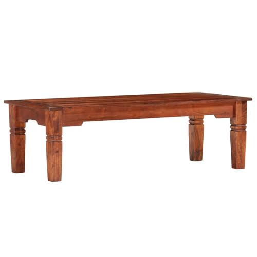 Homgoday Couchtisch 110 x 50 x 35 cm Massivholz Akazie Couchtisch Model286258 von Homgoday