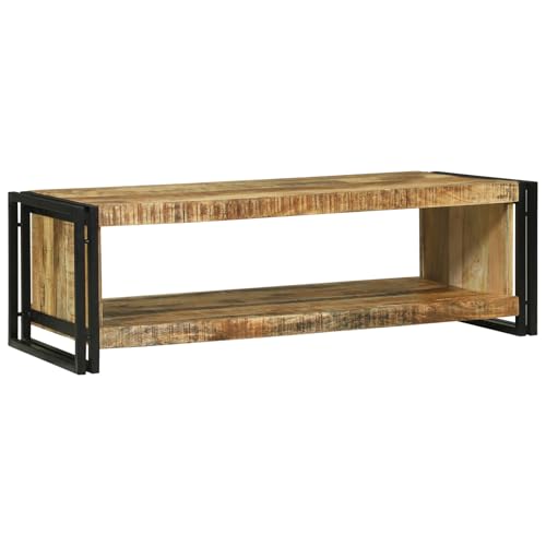 Homgoday Couchtisch 120x50x38 cm Massivholz aus grobem Mango Wohnzimmertisch Model4104712 Homgoday Couchtisch 120x50x38 cm Massivholz aus grobem Mango Wohnzimmertisch Model4104712 von Homgoday