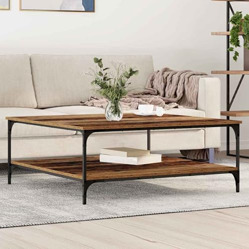 Homgoday Couchtisch Altholz 100 x 100 x 40 cm Holzwerkstoff Couchtisch Model883500 Homgoday Couchtisch Altholz 100 x 100 x 40 cm Holzwerkstoff Couchtisch Model883500 von Homgoday