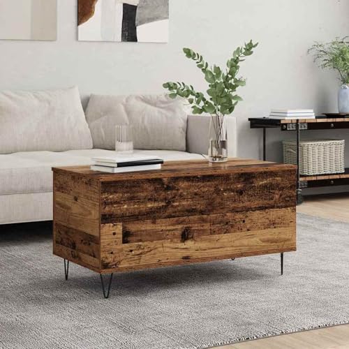 Homgoday Couchtisch Altholz 90 x 44.5 x 45 cm Holzwerkstoff Couchtisch Model879615 Homgoday Couchtisch Altholz 90 x 44.5 x 45 cm Holzwerkstoff Couchtisch Model879615 von Homgoday