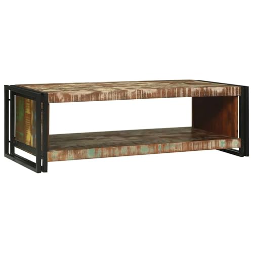 Homgoday Couchtisch Braun 120 x 50 x 38 cm recyceltes Massivholz Couchtisch Model4104714 Homgoday Couchtisch Braun 120 x 50 x 38 cm recyceltes Massivholz Couchtisch Model4104714 von Homgoday