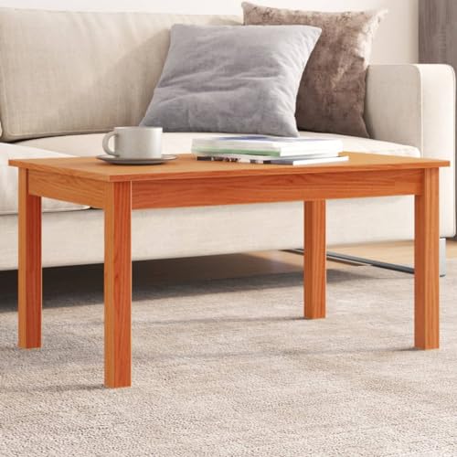 Homgoday Couchtisch Braun Wachs Massivholz Kiefer,Moderner Wohnzimmertisch, Couchtisch, Wohnzimmer Couchtisch für Büro Schlafzimmer Homgoday Couchtisch Braun Wachs Massivholz Kiefer,Moderner Wohnzimmertisch, Couchtisch, Wohnzimmer Couchtisch für Büro Schlafzimmer von Homgoday