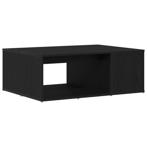 Homgoday Couchtisch Schwarz Eiche 90x67x33 cm Holzwerkstoff Coffee Table Model862627 von Homgoday