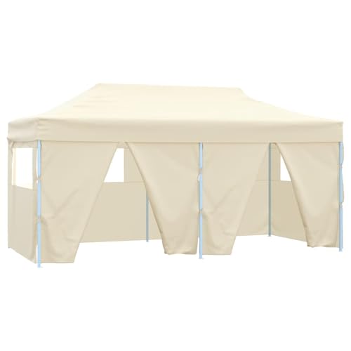 Homgoday Cremefarbenes Falt-Partyzelt 291x580x315 cm, 4 Seitenwände mit Fenstern, wasserfest & UV-beständig Model48866 Homgoday Cremefarbenes Falt-Partyzelt 291x580x315 cm, 4 Seitenwände mit Fenstern, wasserfest & UV-beständig Model48866 von Homgoday