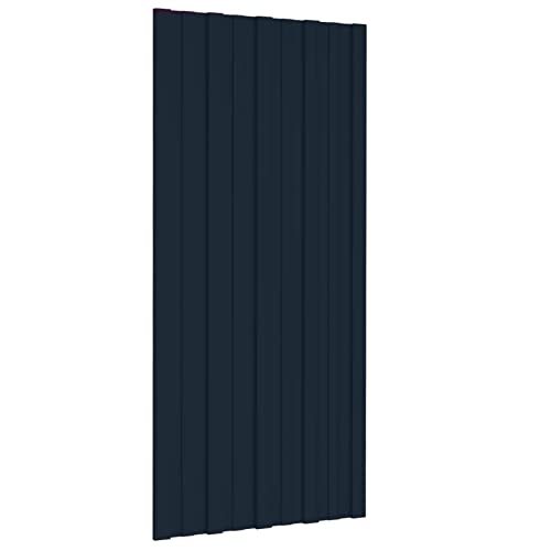 Homgoday Dachpaneele Dachblech Trapezbleche Stahlblech Metallblech Dach Platten Dachblech für Gerätehaus, Schuppen Dachplatten 36 STK. Verzinkter Stahl Anthrazit 100x45 cm Homgoday Dachpaneele Dachblech Trapezbleche Stahlblech Metallblech Dach Platten Dachblech für Gerätehaus, Schuppen Dachplatten 36 STK. Verzinkter Stahl Anthrazit 100x45 cm von Homgoday