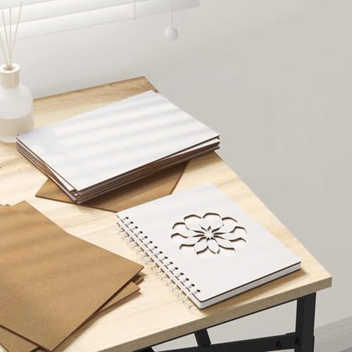 Homgoday Dekorplatten 12 pcs Wei? 15 x 21 x 0.3 cm Holzwerkstoff Dekorative Paneele Kunst und Unterhaltung Model885535 von Homgoday