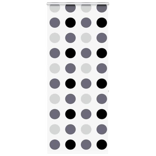 Homgoday Duschrollo mit Kassette 110x240 cm Stoffbreite 106 cm Duschvorhang, Badewannenvorhang, Dusche Rollo Badrollo, Badewannenrollo von Homgoday