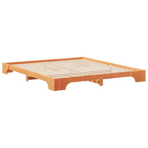 Homgoday Eleganter, moderner Bodenbettrahmen - Montage einfach, Platz sparend & vielseitig nutzbar | Robuste Konstruktion Model872931 von Homgoday