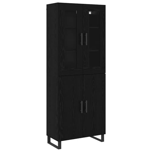 Homgoday Eleganter Holzwerkstoff Highboard mit D-Griffen - Moderne Wohnzimmer Lösung Model3394523 von Homgoday