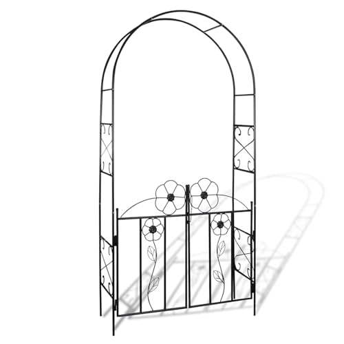 Homgoday Eleganter Metall-Gartenbogen für Rosen, schnell montierbar, 115x37x230 cm Model40784 Homgoday Eleganter Metall-Gartenbogen für Rosen, schnell montierbar, 115x37x230 cm Model40784 von Homgoday