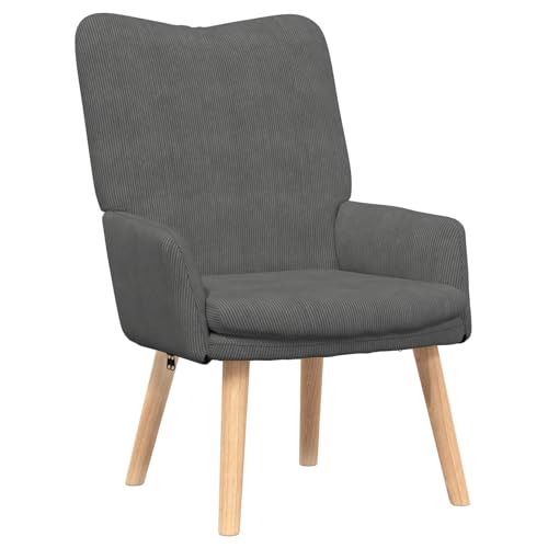 Homgoday Entspannungsstuhl Dunkelgrau Corduroy Stoff Entspannungsstuhl Model42001796 von Homgoday