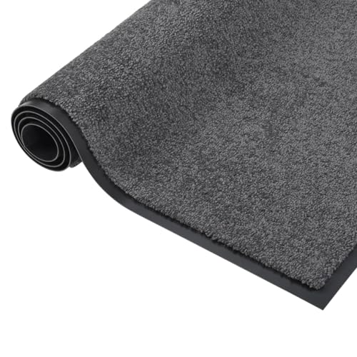 Homgoday Fu?Matte 60x80 cm Anthrazit Fu?abtreter Model331593 von Homgoday