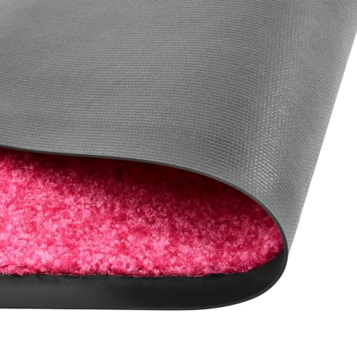 Homgoday Fu?Matte Waschbar Rosa 40x60 cm Fu?abtreter Model323445 von Homgoday