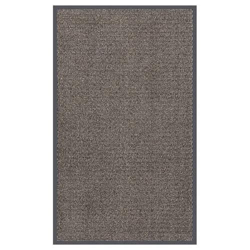 Homgoday Fu?Matte getuftet Dunkelbraun 90x150 cm Fu?abtreter Model326941 von Homgoday