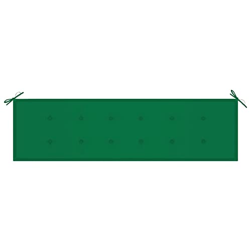 Homgoday Gartenbankauflage Bankauflage Bankkissen Sitzauflage Sitzkissen Bankpolster Sitzpolster Auflage für Gartenbank Gartenschaukeln Grün 180x50x3 cm Oxford-Gewebe von Homgoday
