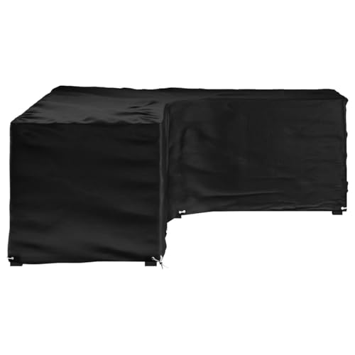 Homgoday Gartenmöbel-Abdeckung in L-Form 16 Ösen 260x210x80 cm Gartenmöbelabdeckungen Model319326 von Homgoday