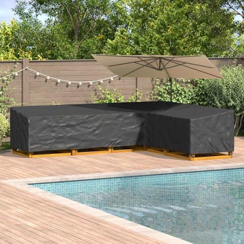 Homgoday Gartenmöbelabdeckung 355 x 275 x 80 cm 420D Oxford Stoff Gartenmöbelabdeckungen Model4105700 von Homgoday