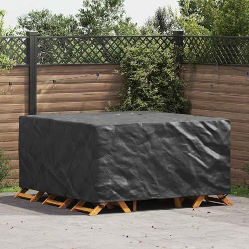 Homgoday Gartenmöbelabdeckung Schwarz 180 x 190 x 85 cm 600D Gartenmöbelabdeckungen Model4105746 von Homgoday