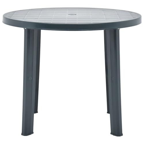 Homgoday Gartentisch Grün 89 cm Kunststoff Partytisch Model48806 von Homgoday
