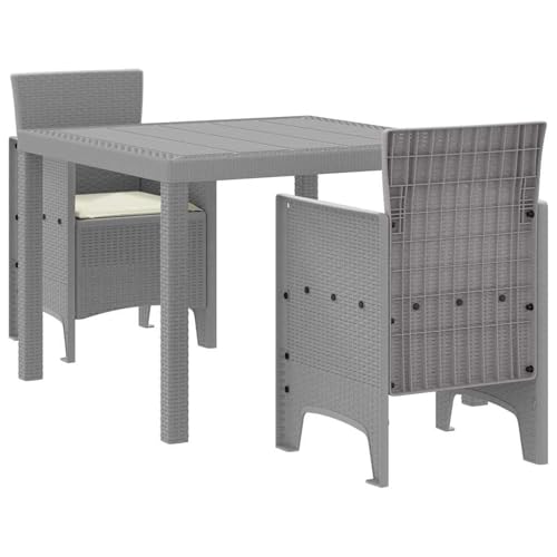 Homgoday Gartentischset Modern Hellgrau Poly-Rattan mit Kissen - 4 Stühle & Tisch Model3378691 Homgoday Gartentischset Modern Hellgrau Poly-Rattan mit Kissen - 4 Stühle & Tisch Model3378691 von Homgoday