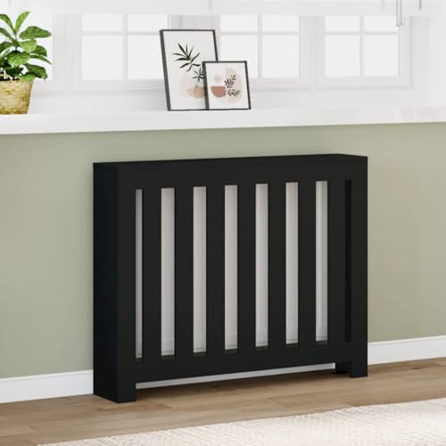 Homgoday Heizkörperverkleidung Heizkörperabdeckung Modern Heizkörper Abdeckung Heizungsabdeckung Mit vertikalen Latten für Zuhause Schwarz 104x20x82 cm Holzwerkstoff Homgoday Heizkörperverkleidung Heizkörperabdeckung Modern Heizkörper Abdeckung Heizungsabdeckung Mit vertikalen Latten für Zuhause Schwarz 104x20x82 cm Holzwerkstoff von Homgoday