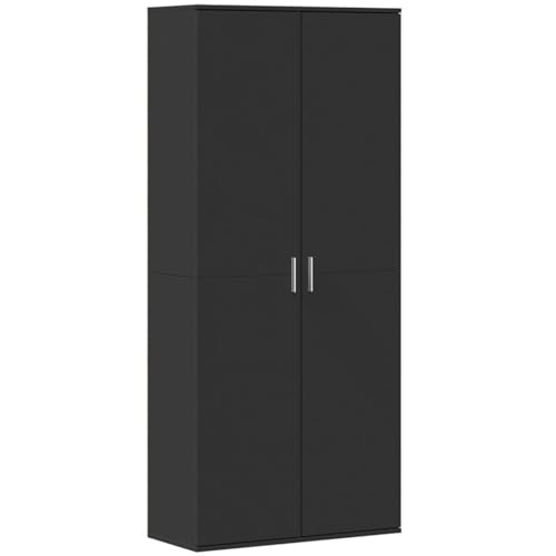 Homgoday Highboard Schwarz 80x35x180 cm Holzwerkstoff Kommode Model3276652 Homgoday Highboard Schwarz 80x35x180 cm Holzwerkstoff Kommode Model3276652 von Homgoday