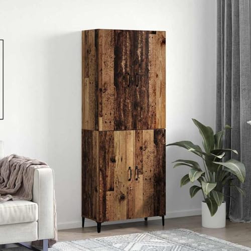 Homgoday Hochboard 2 pcs Altholz 69,5 x 34 x 180 cm Holzwerkstoff Highboard Model3394569 Homgoday Hochboard 2 pcs Altholz 69,5 x 34 x 180 cm Holzwerkstoff Highboard Model3394569 von Homgoday
