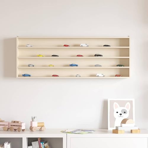 Homgoday Holz-Sammelvitrine Braun 100 x 8,5 x 36 cm Sperrholz Vitrinen Model42015621 von Homgoday