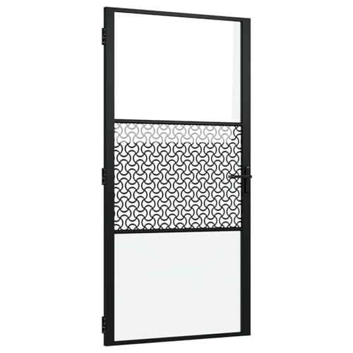 Homgoday Innentür Schwarz 102.5 x 201.5 cm Gehärtetes Glas, Aluminium Innentüren Model42012452 Homgoday Innentür Schwarz 102.5 x 201.5 cm Gehärtetes Glas, Aluminium Innentüren Model42012452 von Homgoday
