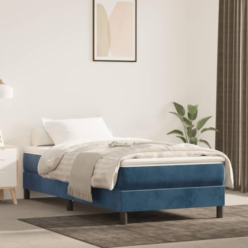 Homgoday Kinderfederkernmatratze dunkelblau 80x160 cm Samt Matratze Schlafsofa Matratze Bettmatratze mit Rahmen Homgoday Kinderfederkernmatratze dunkelblau 80x160 cm Samt Matratze Schlafsofa Matratze Bettmatratze mit Rahmen von Homgoday