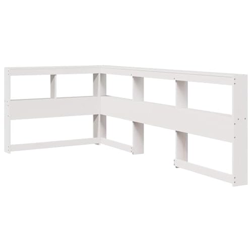 Homgoday Kopfteil mit Bücherregal L-Form Weiß 100 cm Massivholz Kiefer Bettkopfteil Model859272 Homgoday Kopfteil mit Bücherregal L-Form Weiß 100 cm Massivholz Kiefer Bettkopfteil Model859272 von Homgoday