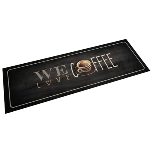 Homgoday Küchenläufer waschbar Kaffee 60x180 cm Samt Küchenläufer Küchenläufer Flur Wohnzimmer Teppich Schlafzimmer Teppichläufer Model4005591 von Homgoday