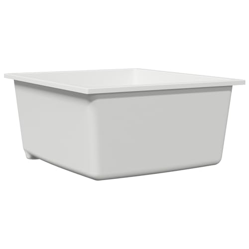 Homgoday Küchenspüle mit Überlaufloch aus weißem Granit Küchenspüle Model4012354 Homgoday Küchenspüle mit Überlaufloch aus weißem Granit Küchenspüle Model4012354 von Homgoday