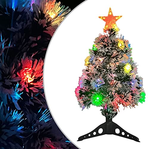 Homgoday Künstlicher Weihnachtsbaum LED Weiß und Blau 64 cm Glasfaser, Weihnachtsdekoration, Weihnachtsbaum, künstlicher Weihnachtsbaum, dünner Ständer Homgoday Künstlicher Weihnachtsbaum LED Weiß und Blau 64 cm Glasfaser, Weihnachtsdekoration, Weihnachtsbaum, künstlicher Weihnachtsbaum, dünner Ständer von Homgoday
