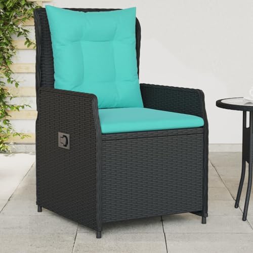 Homgoday Liegende Gartenstühle 2 STK. Schwarz Poly Rattan Loungesessel Model368660 Homgoday Liegende Gartenstühle 2 STK. Schwarz Poly Rattan Loungesessel Model368660 von Homgoday