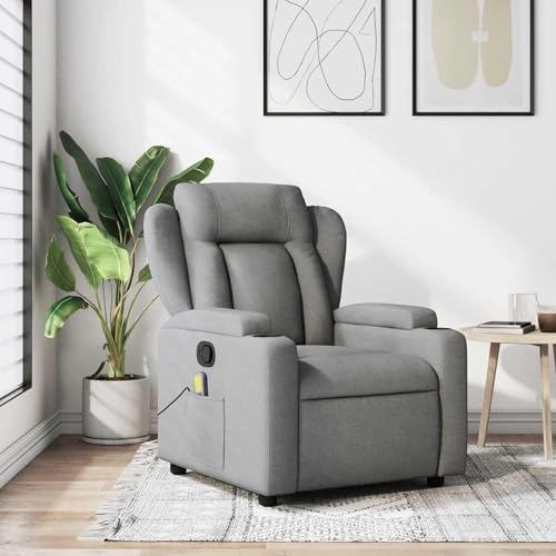 Homgoday Massage-Relaxsessel, hellgrauer Stoff Loungesessel Model3205568 Homgoday Massage-Relaxsessel, hellgrauer Stoff Loungesessel Model3205568 von Homgoday