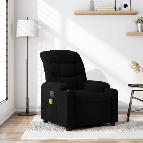 Homgoday Massage-Relaxsessel, schwarzer Stoff Loungesessel Model3206853 Homgoday Massage-Relaxsessel, schwarzer Stoff Loungesessel Model3206853 von Homgoday