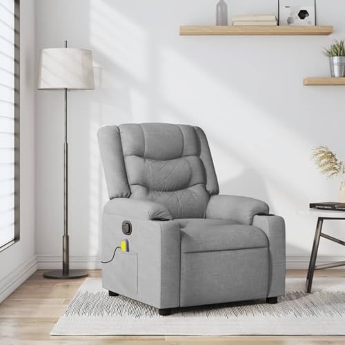 Homgoday Massage-Relaxsessel Hellgrau Stoff Loungesessel Model3206835 Homgoday Massage-Relaxsessel Hellgrau Stoff Loungesessel Model3206835 von Homgoday