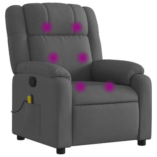 Homgoday Massagesessel Dunkelgrau Stoff Loungesessel Model373549 Homgoday Massagesessel Dunkelgrau Stoff Loungesessel Model373549 von Homgoday