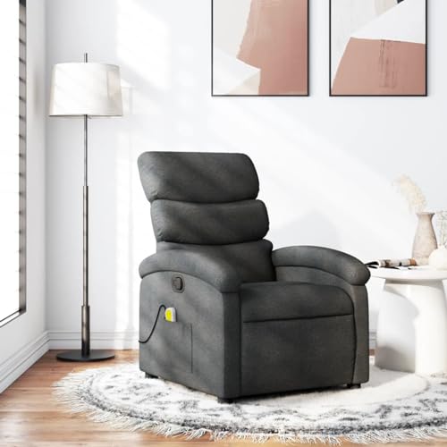 Homgoday Massagesessel Fernsehsessel Relaxsessel mit Liegefunktion Liegesessel Sessel Verstellbare Rückenlehne Fußteil Vibrationsfunktion Polstersessel Ruhesessel Dunkelgrau Stoff Homgoday Massagesessel Fernsehsessel Relaxsessel mit Liegefunktion Liegesessel Sessel Verstellbare Rückenlehne Fußteil Vibrationsfunktion Polstersessel Ruhesessel Dunkelgrau Stoff von Homgoday