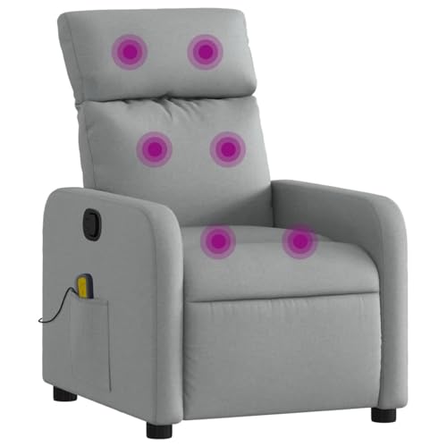Homgoday Massagesessel Hellgrau Stoff Loungesessel Model374174 Homgoday Massagesessel Hellgrau Stoff Loungesessel Model374174 von Homgoday