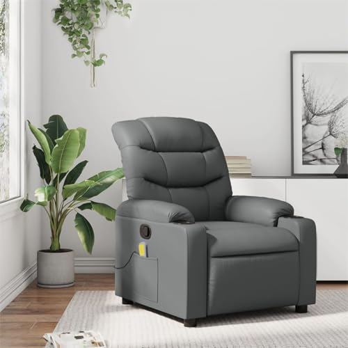 Homgoday Massagesessel Relaxsessel Grau Kunstleder Loungesessel Model3206905 Homgoday Massagesessel Relaxsessel Grau Kunstleder Loungesessel Model3206905 von Homgoday