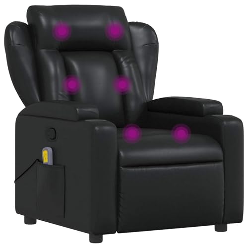 Homgoday Massagesessel Schwarz Kunstleder Loungesessel Model372434 Homgoday Massagesessel Schwarz Kunstleder Loungesessel Model372434 von Homgoday