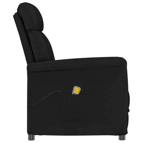 Homgoday Massagesessel Schwarz Mikrofaser Relaxsessel Model348410 von Homgoday