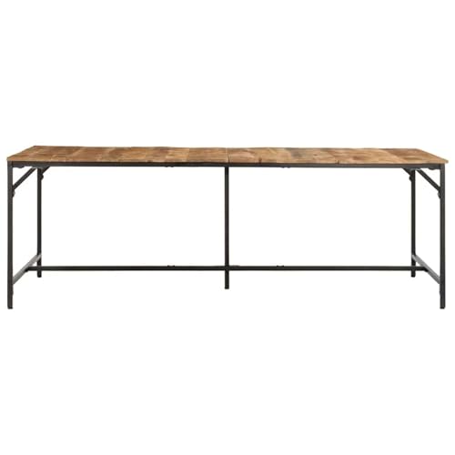 Homgoday Massives Mango-Holz-Esstisch mit Eisengestell | Industrielles Design | 220x90x75 cm | Montage erforderlich Model373608 Homgoday Massives Mango-Holz-Esstisch mit Eisengestell | Industrielles Design | 220x90x75 cm | Montage erforderlich Model373608 von Homgoday