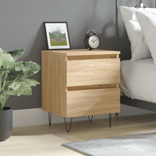 Homgoday Nachtschrank Sonoma Eiche, 40 x 35 x 50 cm, Ingenieurholz, Nachttisch, Sofa, Beistelltisch, Stauraum, Wohnzimmer und Schlafzimmer, Couchmöbel, Tischmöbel Homgoday Nachtschrank Sonoma Eiche, 40 x 35 x 50 cm, Ingenieurholz, Nachttisch, Sofa, Beistelltisch, Stauraum, Wohnzimmer und Schlafzimmer, Couchmöbel, Tischmöbel von Homgoday