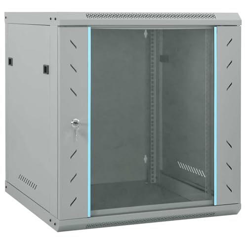 Homgoday Netzwerkschrank mit Speicher Grau 60 x 60 x 65 cm Stahl Netzwerkschrank Model42017640 Homgoday Netzwerkschrank mit Speicher Grau 60 x 60 x 65 cm Stahl Netzwerkschrank Model42017640 von Homgoday