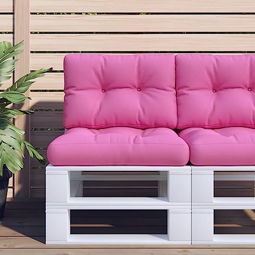 Homgoday Palettenkissen Palettenauflagen Palettenpolster Sitzkissen Palettensitzkissen Sitzkissen für Palettensofa Palettenmöbel Rosa 60x40x12 cm Stoff von Homgoday