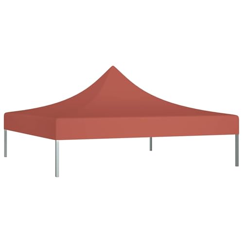 Homgoday Partyzelt-Dach 3x3 m Terrakotta-Rot 270 g/m2 Partyzeltdach Model315324 Homgoday Partyzelt-Dach 3x3 m Terrakotta-Rot 270 g/m2 Partyzeltdach Model315324 von Homgoday